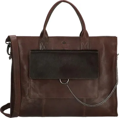 Produktbild von Micmactaschs - Mendoza LaptopTasche 15,5 inch Donkerbruin -