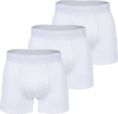 Produktbild von Marc O´Polo Herren Retro Boxer 3-Pack Essentials - Weiss - Größe S