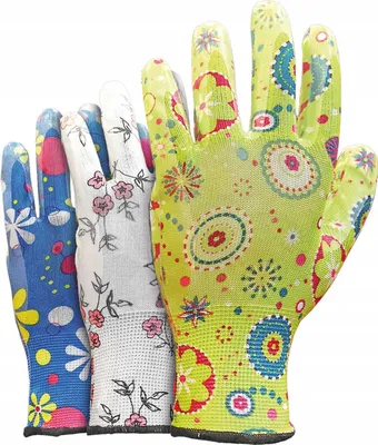 Produktbild von Gartenhandschuhe / Bunt / Größe: 7 - S / RGARDEN-NI_7 - 12 Stück.