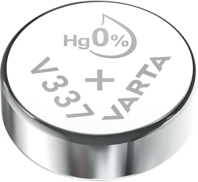 Produktbild von VARTA Silber-Oxid Uhrenzelle V337 1,55 Volt 9 mAh