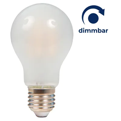 Produktbild von LED Filament Glühlampe McShine Filed E27 7W 820 lm warmweiß dimmbar matt