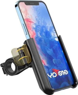 Produktbild von Handyhalterung für Fahrräder, Schnellmontage, Rennrad, MTB, Roller, 360 Grad drehbar, für Smartphones von 35-70 Zoll.