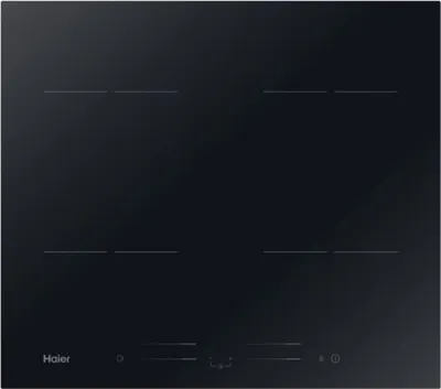 Zdjęcie produktu dla Haier HAISJ64MC, Czarny, Wbudowany, 59 cm, Płyta indukcyjna strefowa, Szkło ceramiczne, 4 stref(y)