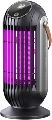 Image de Lampe électrique anti-insectes 2-en-1 avec fonction réveil, vision nocturne et lumière UV