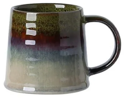 Produktbild von Kaffeetasse 450ml Steingut mit Henkel für Kaffee & Tee, Mikrowellen- & Spülmaschinengeeignet