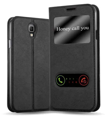Produktbild von Cadorabo Schutzhülle für Samsung Galaxy NOTE 3 NEO Hülle in Schwarz Handyhülle Book Case Cover Etui