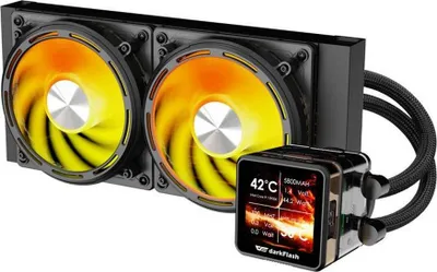 Immagine prodotto di DE240 Raffreddamento ad acqua della CPU Radiatore da 240 mm Nero