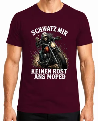 Productafbeelding van "Maak mijn scootermotor niet kapot" - Sarcastisch heren T-shirt, bordeauxrood, maat 3XL