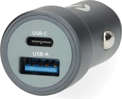 Obrázek produktu pro Duální nabíječka do auta s USB-A/USB-C, 38 W, automatické napětí