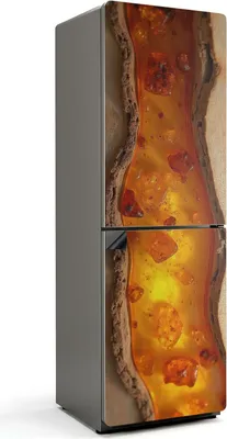 Obrázok produktu pre Magnetický kryt na chladničku - Dekoratívna magnetická fólia do kuchyne - Magnet na chladničku - Samolepiaca magnetická tabuľa - Magnetická fólia na dvere chladničky - 60x180 cm