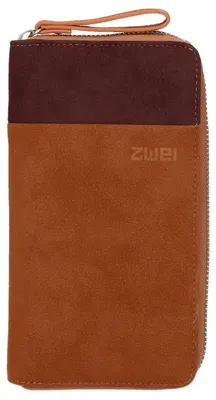 Produktbild von zwei Eva EV2 - Geldbörse 15cc 19 cm (nubuk-cognac)