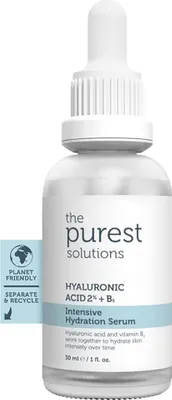 Produktbild von The Purest Solutions Intensives Feuchtigkeitsserum (Hyaluronsäure 2% + B5) - Feuchtigkeitsspendende Anti-Aging Pflege für alle Hauttypen