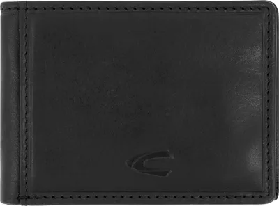 Produktbild von camel active Scheintasche Geldbörse Herrenbörse querformat, Leder schwarz black como