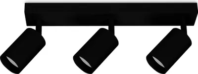 Produktbild von LED Deckenstrahler GU10 Deckenleuchte Wohnzimmer Wandlampe Spielzimmer VENTO.3 schwarz