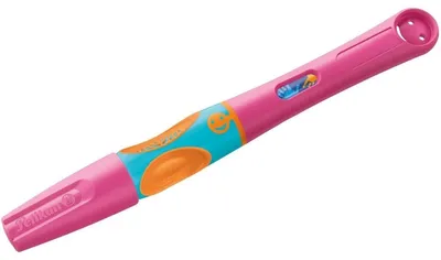 Produktbild von Pelikan griffix® Füller für Rechtshänder, Lovely Pink, Pink, Kartuschenfüllsystem, Blau, Kunststoff, Edelstahl, Rechtshändig