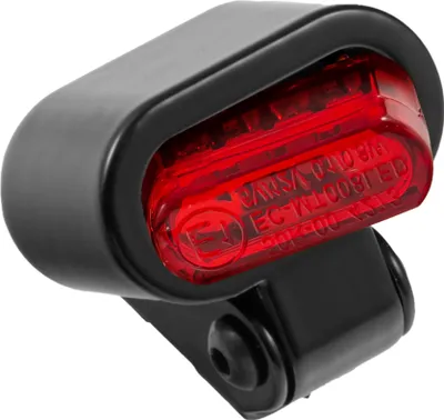 Produktbild von CNC Gehäuse inklusive LED Einbaurücklicht Shorty klein rot
