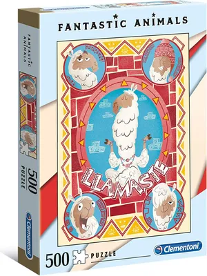 Produktbild von Clementoni Fantastic Animals - 500 Teile Puzzle - Lama
