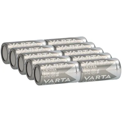 Image de 10x Varta Pile photo CR123A Lithium 3V 1480mAh 1 blister