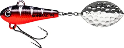 Produktbild von SpinMad Jigspinner 10g - Bleikopfspinner, Farbe Lieblingsköder:Black Perch