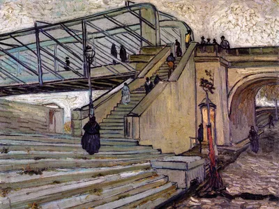 Obrázok produktu pre Vincent Van Gogh Art Print Obraz - Most Trinquetaille, 1888 (60 x 80 cm)