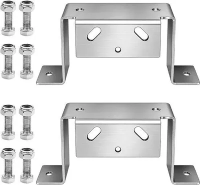 Imagen del producto de Kit que incluye 2 soportes ajustables y barras de sujeción para remolques SteMa, junto con el material de montaje necesario para reparación y reemplazo