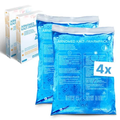 Obrázok produktu pre Chladiace gélové vrecká, opakovane použiteľné, 12x20 cm, vhodné na chladivé aj teplé ošetrenia