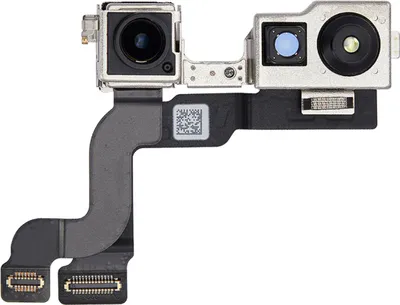 Produktbild von Clappio, Ersatzteil Frontkamera-Modul + Flexkabel für Apple iPhone 14, Schwarz