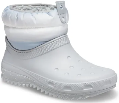 Produktbild von crocs Classic Neo Puff Shorty Boot Women Hellgrau / Weiß Croslite Größe: 37/38 Normal