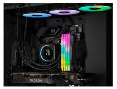 Zdjęcie produktu dla Corsair Vengeance RGB , 32 GB, 2 x 16 GB, DDR5, 3000 MHz, 288-pin DIMM
