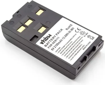 Produktbild von vhbw Akku Ersatz für Leica 667318, GEB121, 667147, GEB111 für Messgerät (2100 mAh, 6 V, NiMH)