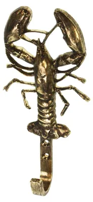 Imagen del producto de Gancho metálico en forma de cangrejo, 7,3 x 3,5 x 17,5 cm