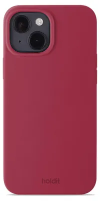 Produktbild von Holdit Silicone Case Apple iPhone 14 / 13 - Red Velvet