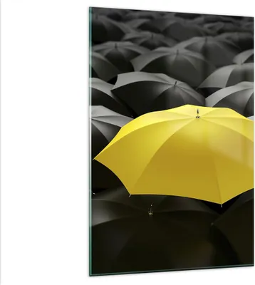 Produktbild von Bilder auf glas - Einteilig - Regenschirme Regen Wetter - 80x120cm - Glasbilder - Wandbilder - Bilder - Wanddekoration aus Glas - Glas Bilder - Wandbild auf Glas - GPA80x120-2564