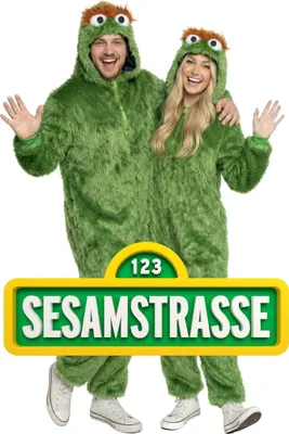 Produktbild von Die Sesamstraße – Oskar Kostüm Größe: L