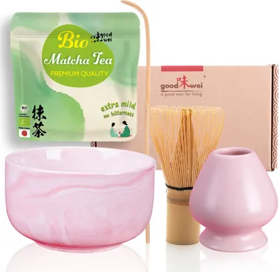 Produktbild von Matcha Set "Pinku" s 30 g prémiovej organickej matchy