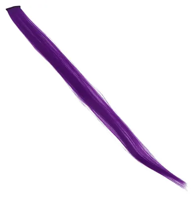 Obrázek produktu pro Barevné prodloužení vlasů označují syntetické příčesky pro dívky (fialová #3)