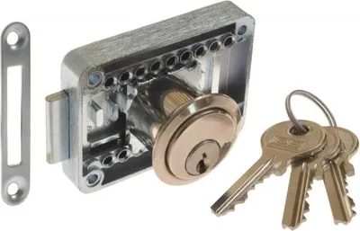 Produktbild von LOB ZMB-3 Nickel-Zylinder-Möbelschloss