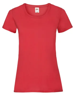 Produktbild von Fruit of the Loom - "Valueweight" T-Shirt für Damen FK3173 (M) (Rot)