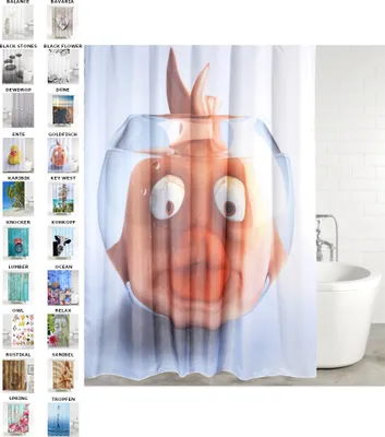 Obrázek produktu pro SANILO® Sprchový závěs zlatá rybka 180 x 200 cm
