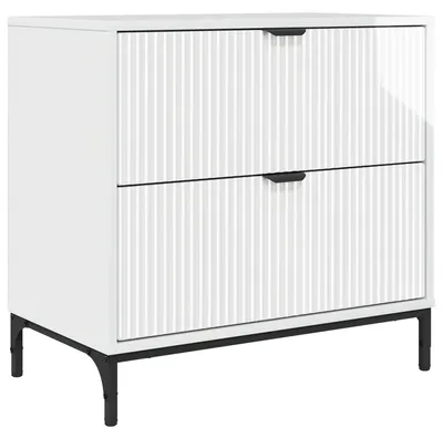 Obrázok produktu pre Nočný stolík Biela s vysokým leskom 63.5 x 36 x 61 cm
