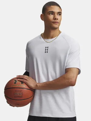 Produktbild von Under Armour UA Hoops Kurzarm-Shootingshirt für Herren SM