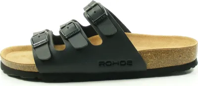 Produktbild von Rohde Alba 5618 Damen Pantoletten Clogs Weite G , Größe:39 EU, Farbe:Schwarz