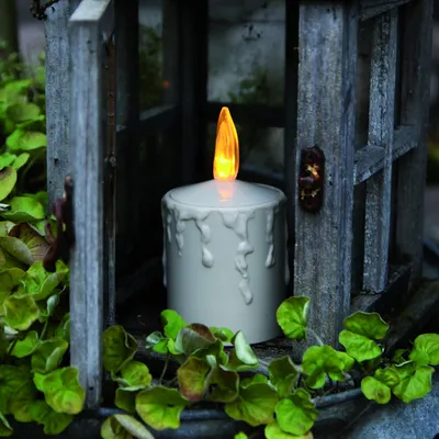 Produktbild von LED Kerze Paula, Außen, Timer, Beige