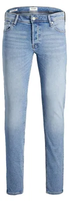 Produktbild von Jack & Jones 12203510, Jeans, Erwachsener, Blau, Baumwolle, Elasthan, Nicht bleichen, Feinwäsche (30°C)