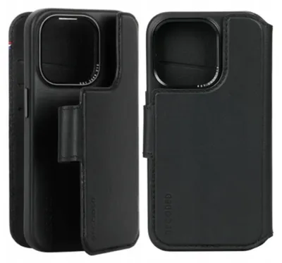 Produktbild von Decoded Leder Wallet mit MagSafe für iPhone 15 Plus Schwarz iPhone 15 Plus
