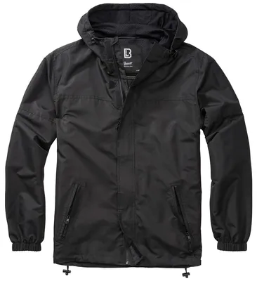 Produktbild von Brandit Summer Frontzip Windbreaker, Farbe: black, Größe: XXL – Frontzip-Schwarz