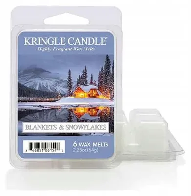 Produktbild von Kringle Candle Blankets & Snowflakes Duftwachs Gemütlich Winterlich