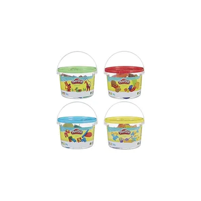 Produktbild von Play-Doh Mini Emmertje met 3 Potjes + Accessoires Assorti