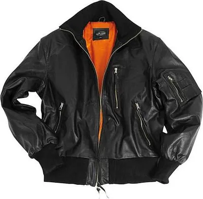 Produktbild von Bunda kožená BW AVIATOR ČERNÁ vel. 56