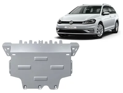 Immagine prodotto di Protezione sottoscocca in alluminio per motore e trasmissione, compatibile con Volkswagen Golf 7, dal 2012 al 2021